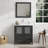 Ravenna 30" Freestanding Single Sink Bathroom Vanity with Engineered Marble Top and Matching Mirror-757000839-712313580