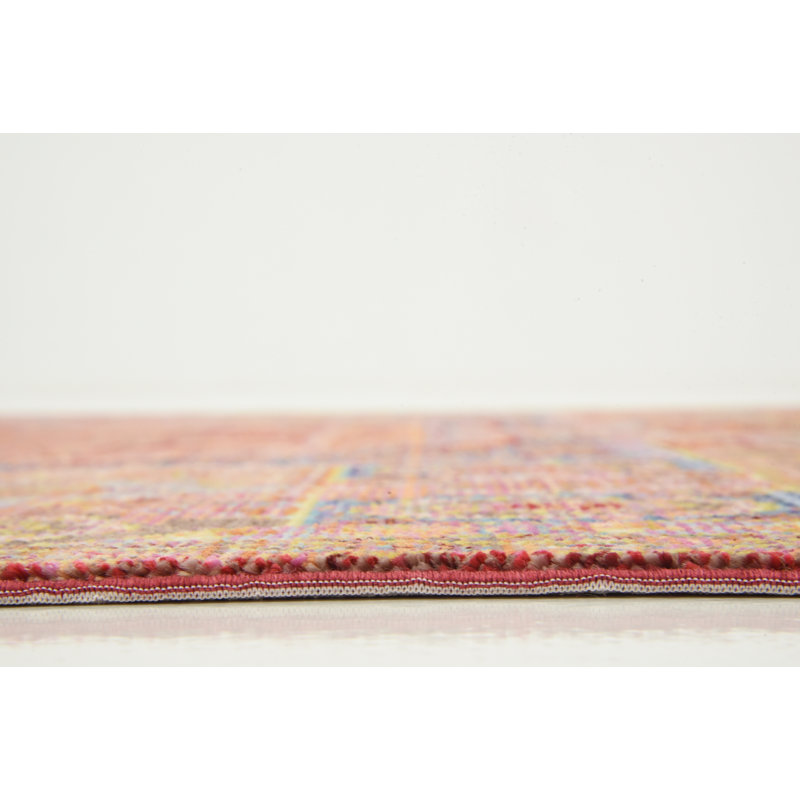 Maggie Oriental Power Loom Polyester Rug, Runner 2'7" x 9'10"