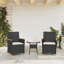 Chaises de patio avec coussins 2 pièces Red Barrel Studio® Red-927085328
