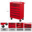 Armoire à outils 7 tiroirs à grande capacité avec roulettes et verrous cylindriques-258791650