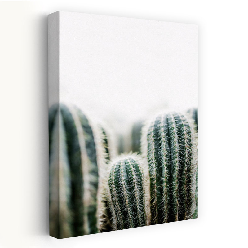 Art contemporain contemporain abstrait cactus palmier, H 60 po x l 40 po