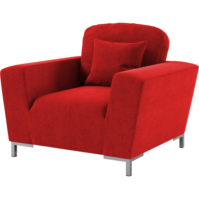 Nostrand Upholstered Armchair, Ibiza Red