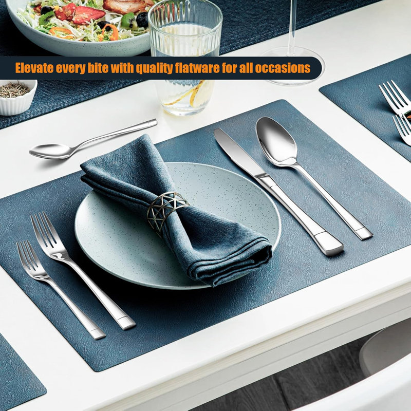 8-Person Heavy Silverware Set