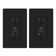 30-Watt 15 Amp Dual Type C USB Wall Charger With Duplex Tamper Resistant Outlet,Wall Plate Included,Black(2-Pack)