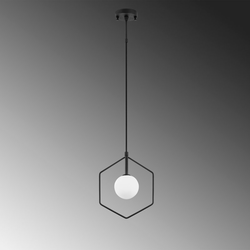 Luminaire suspendu géométrique 1 lumière Benally