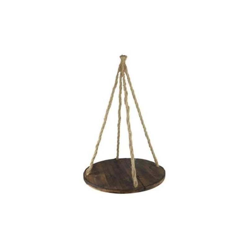 Support à casseroles suspendu en bois, H 2 po x l 22 po x P 22 po