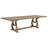 Fremont Brown Trestle Rectangular Dining Table