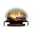 Dimplex 25-in Revillusion Electric Fireplace Log Set with Ashmat - 1,000 SQ FT