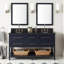 60" Robertson Double Bathroom Vanity Set with Oval Undermount Sinks-75246265-75246288-75246262