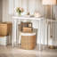 Industrial Slim Console Table for Hallway Living Room-101564799