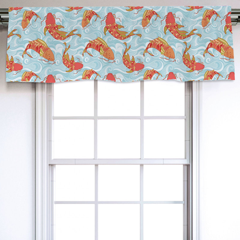 Sateen Ruffled Window Valance