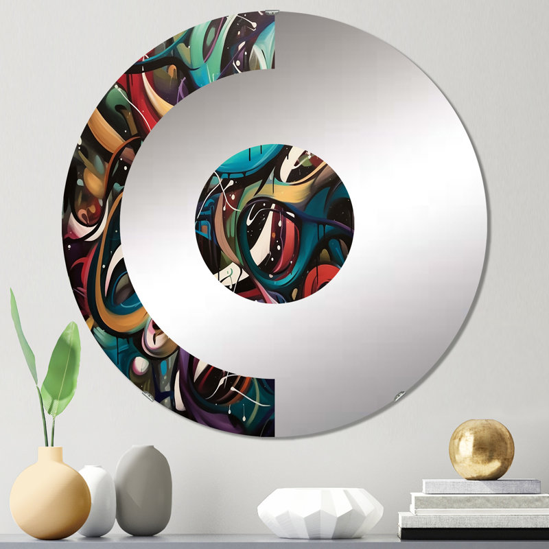 Miroir mural Celalettin, 23,6 po x 23,6 po
