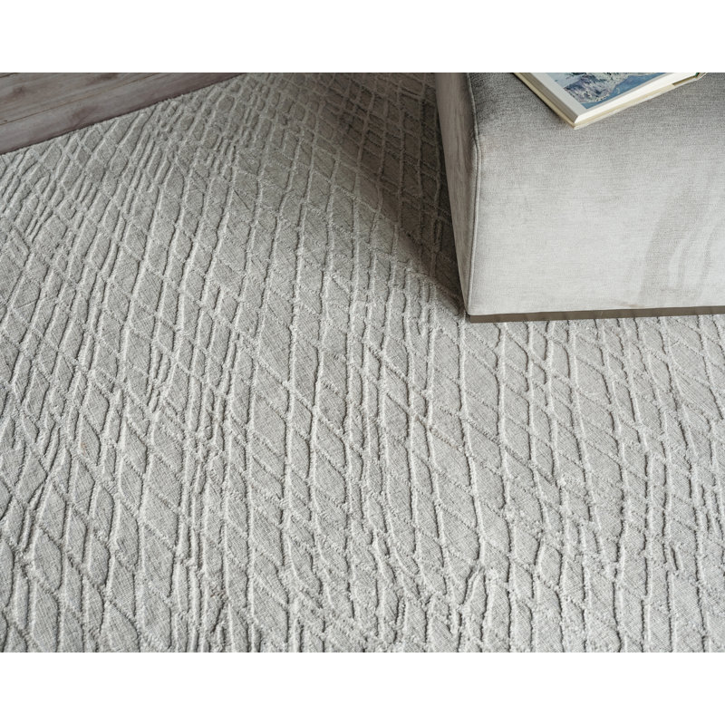 Crescendo Handmade Geometric Area Rug, Rectangle 14' x 18'