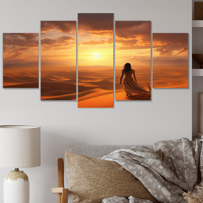 Desert Oasis I Landscape & Nature Wall Decor on Metal