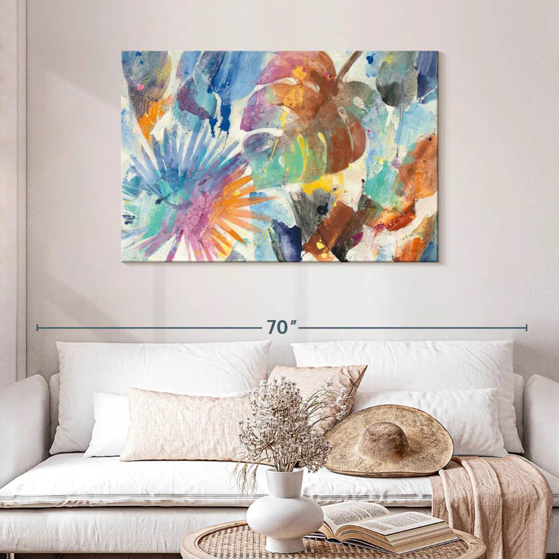 Harnek Palm Abstract, 30" H x 45" W