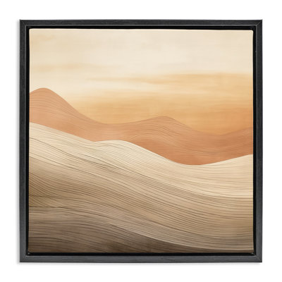  «Ombre Desert Dunes», art mural encadré par Irena Orlov