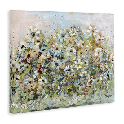 Bold Garden Blooms Canvas, design by Roy Ebert