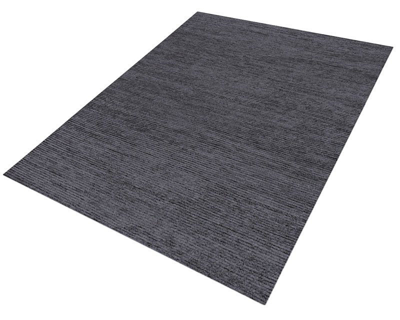 Hidden Path Striped Area Rug in Purple, Rectangle 9' x 12'