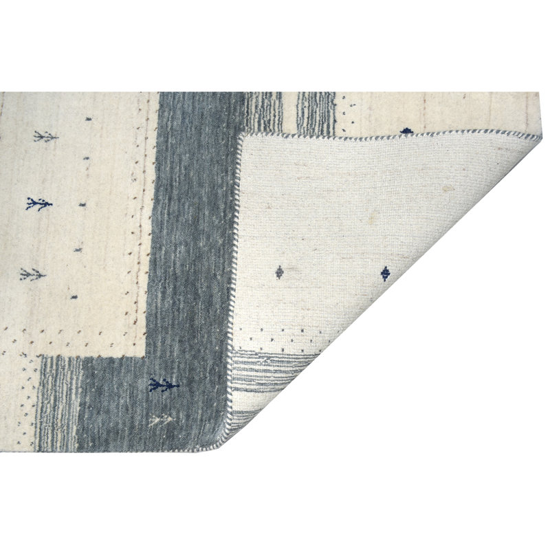 Handmade Wool Area Rug, Runner 2'6" x 12'