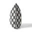 Checkered Slate Blue Throw Pillow-107834968-107834976
