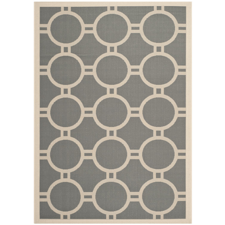Tapis anthracite / beige Arneshia