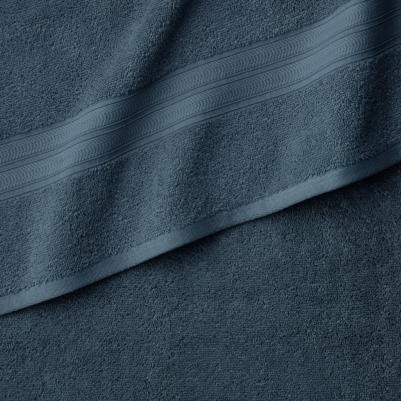 Ensemble de serviettes 6 pièces Scott Living Crescent HYGROCOTTON, Bleu porcelaine