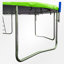 Trampoline de cour arrière moderne 16 pi avec enceinte de sécurité Modern Luxe Furniture-50306819