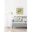 Flowers and Butterfly 1 Piece Single Picture Frame Wall Art-224917584