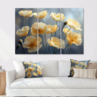 Eshan - ensemble d'art mural coquelicots