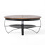 Table basse rustique en bois et fer