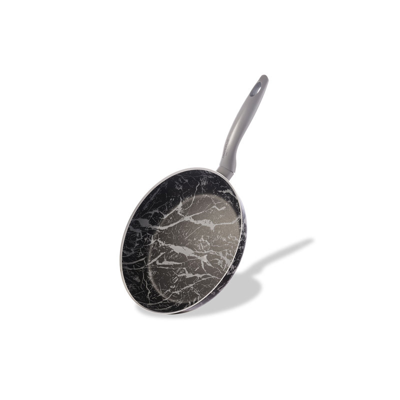 Moton Aluminum Non-Stick Frying Pan, 24 cm, Black Marble