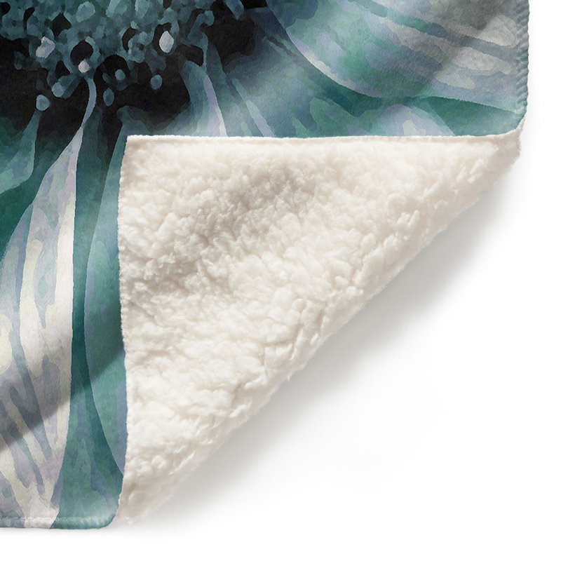  Couverture douce en sherpa, 68 po x 80 po, Vert