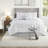Piece Bedding Sets Full Polyester Pleated Tufted, Modern Home Decor
