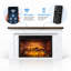 Gracie Oaks 68.7 " W Recessed Wall Mounted Electric Fireplace with BTU 5118