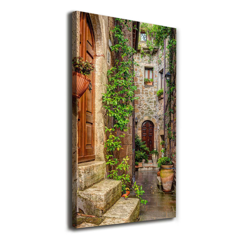 Italian Streets - Wrapped Canvas Print