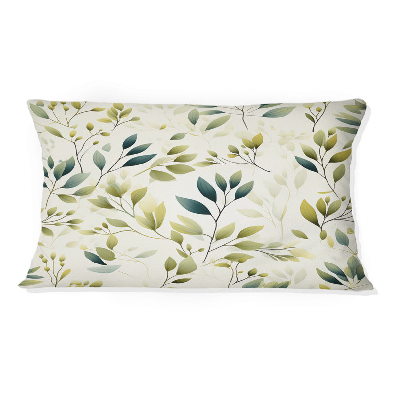 Minimalist Botanicals - Coussin décoratif abstrait Coral Reef multicolore - Coussin décoratif