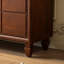 Commode d'appoint en bois massif style rétro