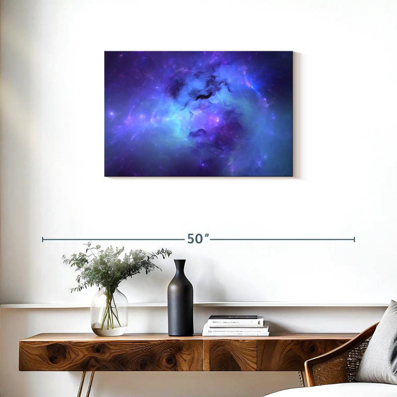 Oberle Blue Nebula, 20" H x 30" W