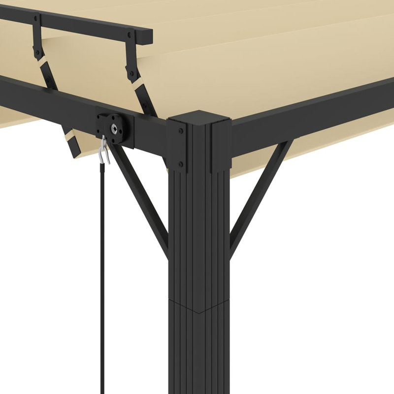 Terminous 3 x 4m Aluminium Patio Gazebo, Cream