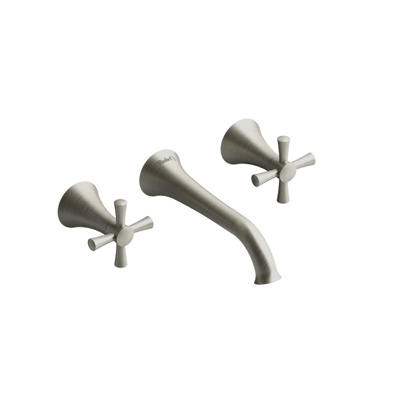 Robinet de salle de bain mural Edge ™, Chrome, 1,5 gallons par minute, Poignée en croix