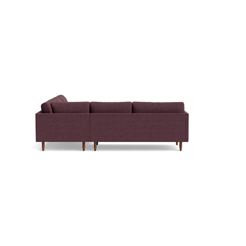 Skinny Fat Sectional, Right Hand Facing, Performance Weave - Aubergine