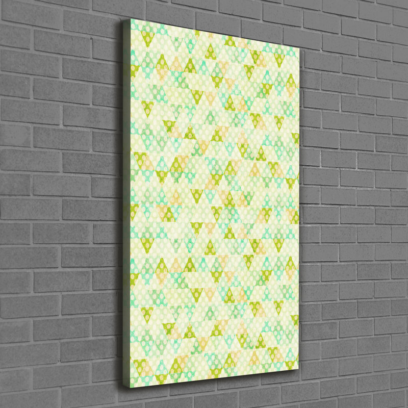 Geometric Background - Wrapped Canvas Print