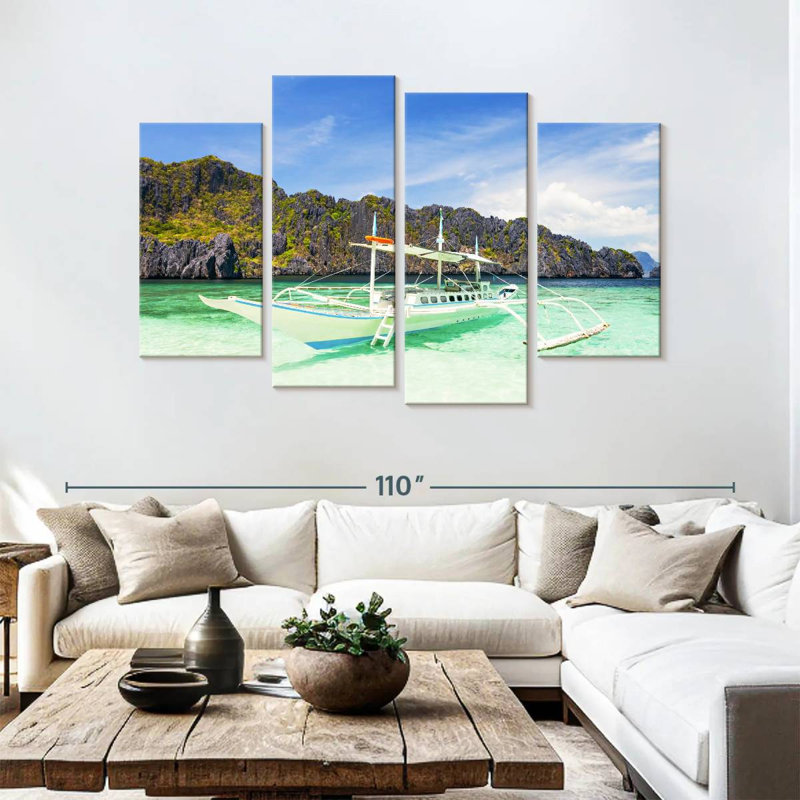 Mehar El Nido Boat, 54" H x 84" W