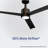 Valen 60" Indoor/Outdoor Ceiling Fan with LED Light, 6CCT Dimmable, Ceiling Fan with Light and Remote - Matte Black-524307759-524307758