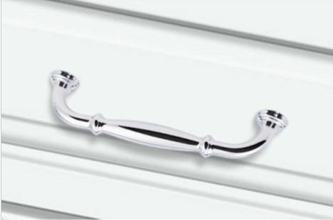 Tiffany Bar Pull, Polished Chrome, 3 3/4"