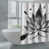 Motif floraux gris