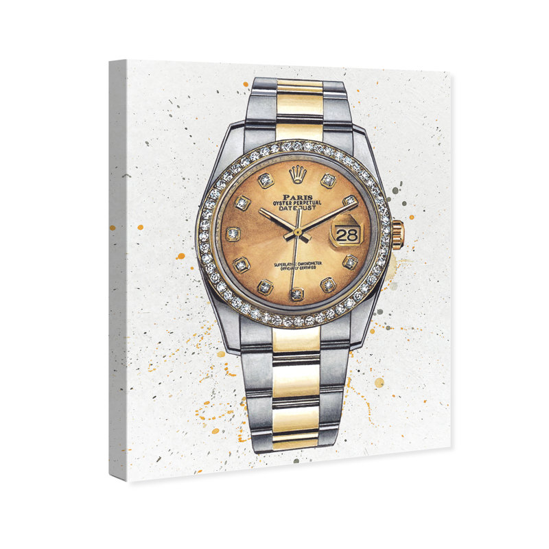 Lux Lux Wrist Watch - Impression sur toile, Toile tendue, H 45 po x l 36 po
