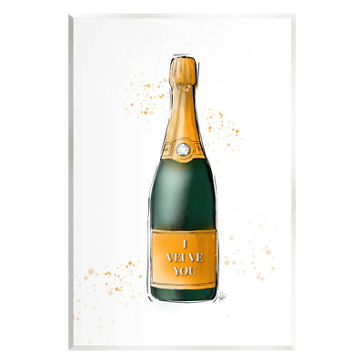 " I Veuve You Champagne Bottle " by Alison Petrie