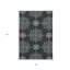 Tapis gris anthracite touffeté à la main Vernie