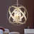 Rappaport 17" W 4-Light Dimmable Sphere Chandelier-92526699